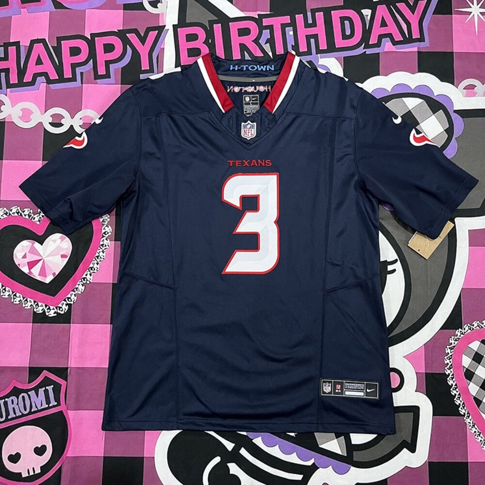 Houston Texans Blue Jersey #3 DELL NFL